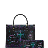 God Is Within Her Leather Handbag Deal