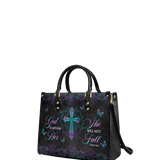 Unshaken - Psalm 46:5 Leather Handbag