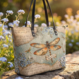 Hope Rising - Romans 15:13 Leather Tote Bag Preorder
