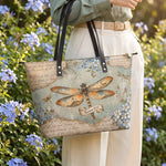 Hope Rising - Romans 15:13 Leather Tote Bag Preorder