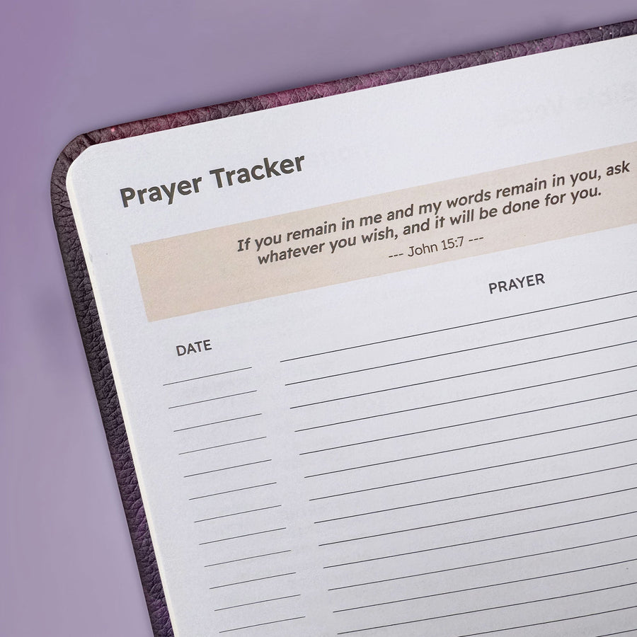 Strength - Philippians 4:13 Leather Prayer Journal