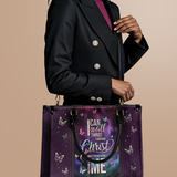 "Limitless" - Philippians 4:13 Leather Handbag