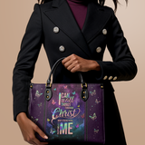 "Limitless" - Philippians 4:13 Leather Handbag