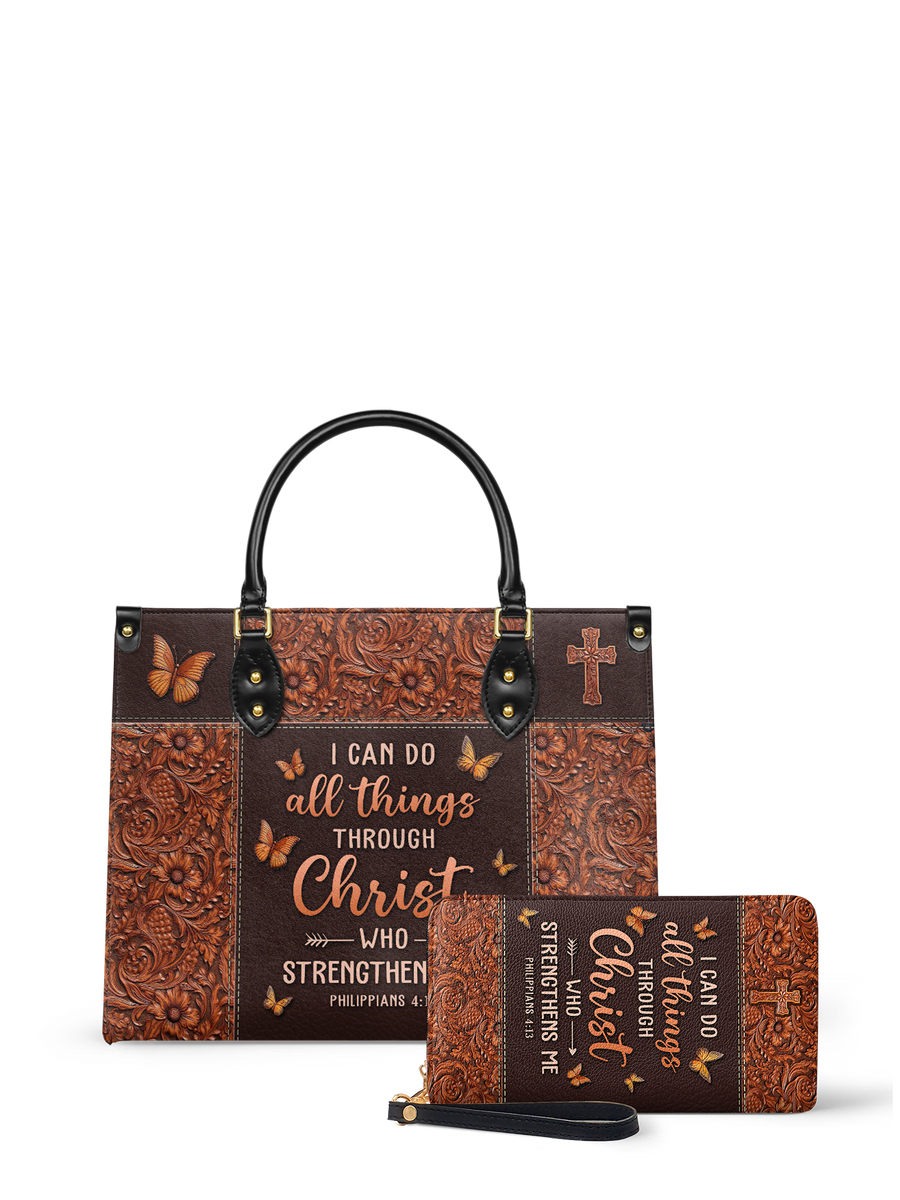 Believe - Philippians 4:13 Leather Handbag Deal
