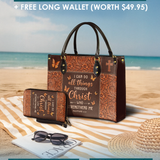 "Believe" Leather Handbag Deal