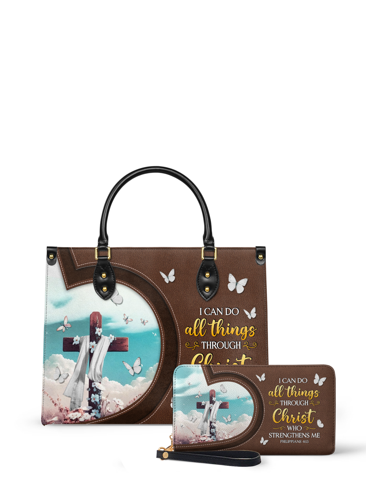 Rise - Philippians 4:13 Leather Handbag Deal