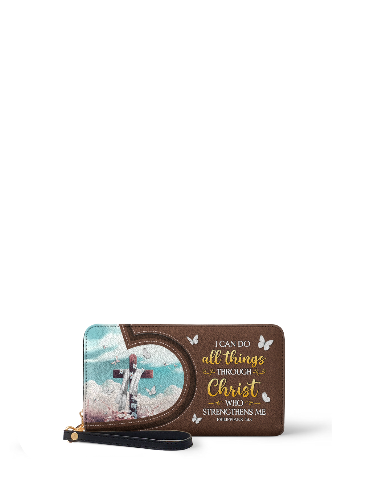 Rise - Philippians 4:13 Leather Wallet Deal