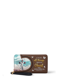Rise - Philippians 4:13 Leather Wallet Deal