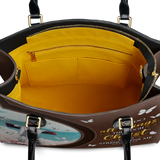 "Rise" - Philippians 4:13 Leather Handbag