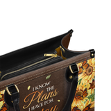 "Renew" - Jeremiah 29:11 Leather Handbag