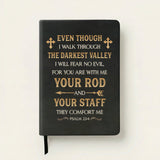 Comfort - Psalm 23:4 Leather Prayer Journal