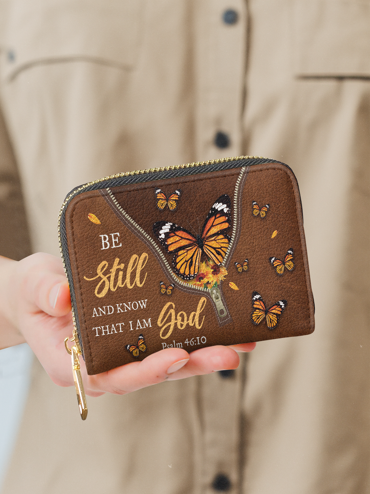 Serene - Psalm 46:10 Mini Wallet