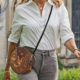 Serene - Psalm 46:10 Circle Crossbody Bag