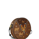 Serene - Psalm 46:10 Circle Crossbody Bag