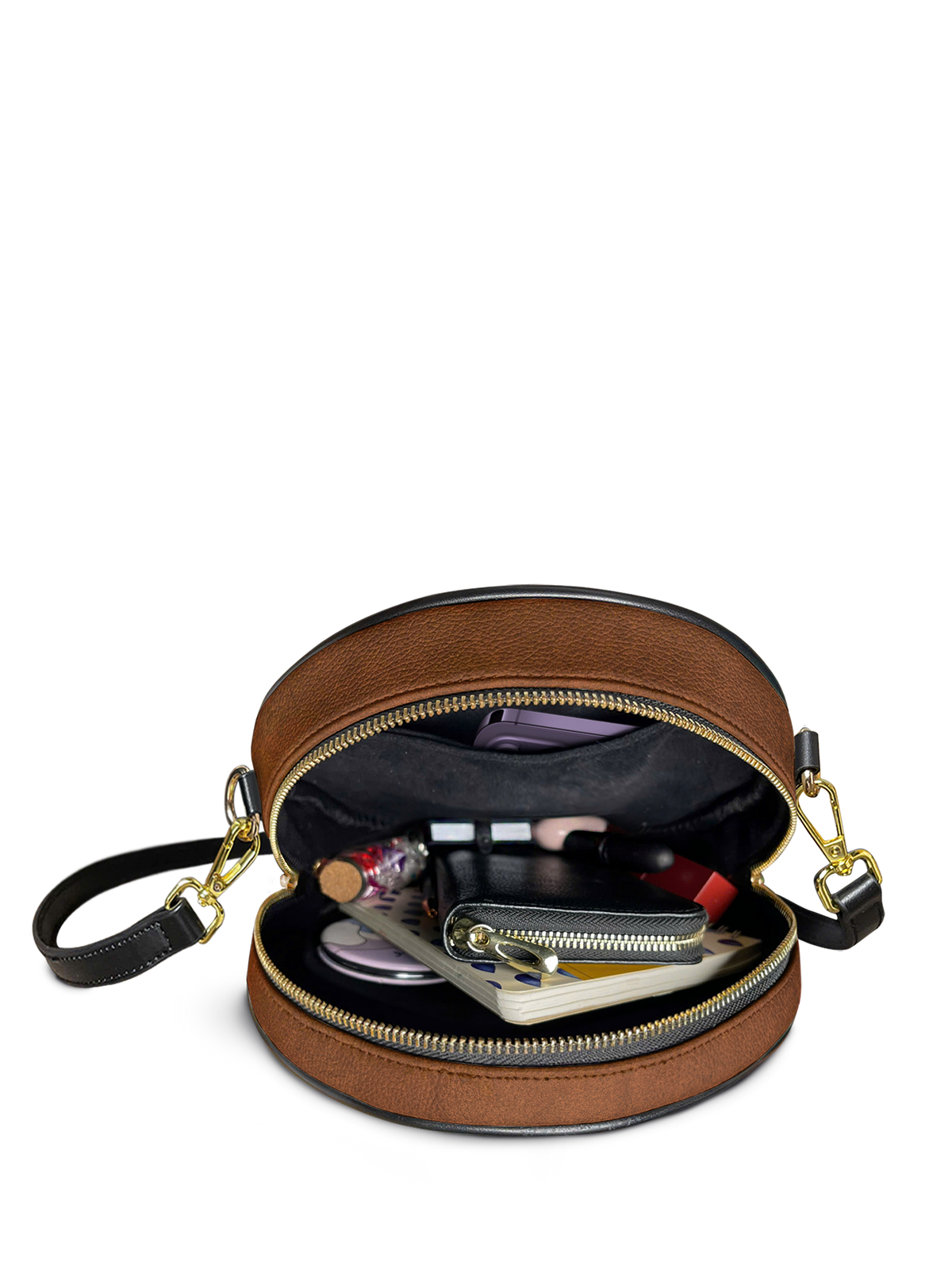 Serene - Psalm 46:10 Circle Crossbody Bag