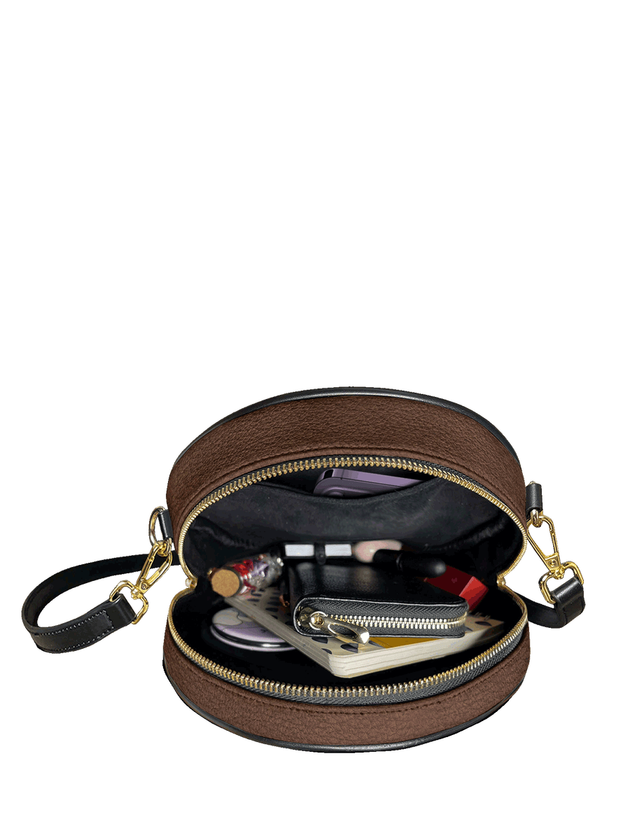 Presence - Psalm 46:10 Circle Crossbody Bag