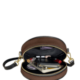 "Presence" - Psalm 46:10 Circle Crossbody Bag