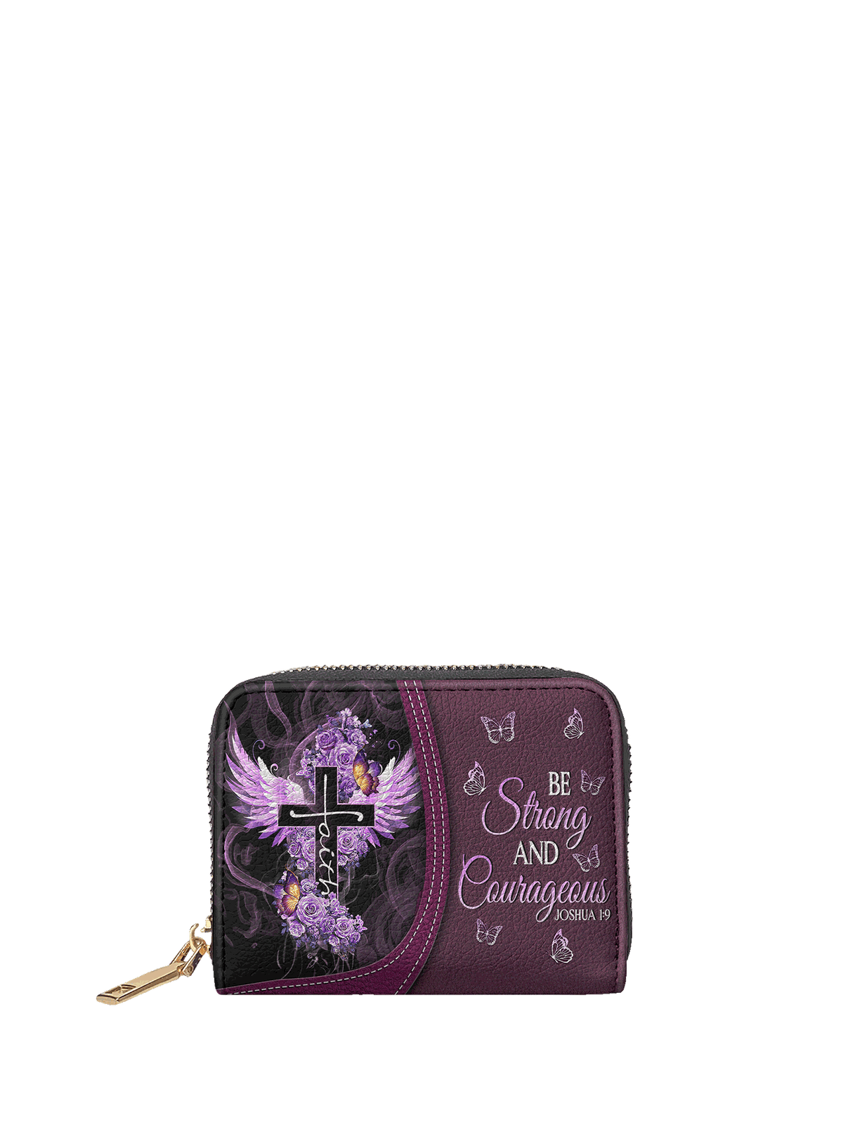 Courage - Joshua 1:9 Mini Wallet