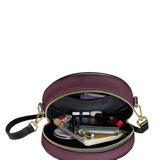 "Courage" - Joshua 1:9 Circle Crossbody Bag