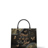 "Pure" - Matthew 5:8 Leather Handbag Deal