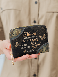 Pure - Matthew 5:8 Mini Wallet