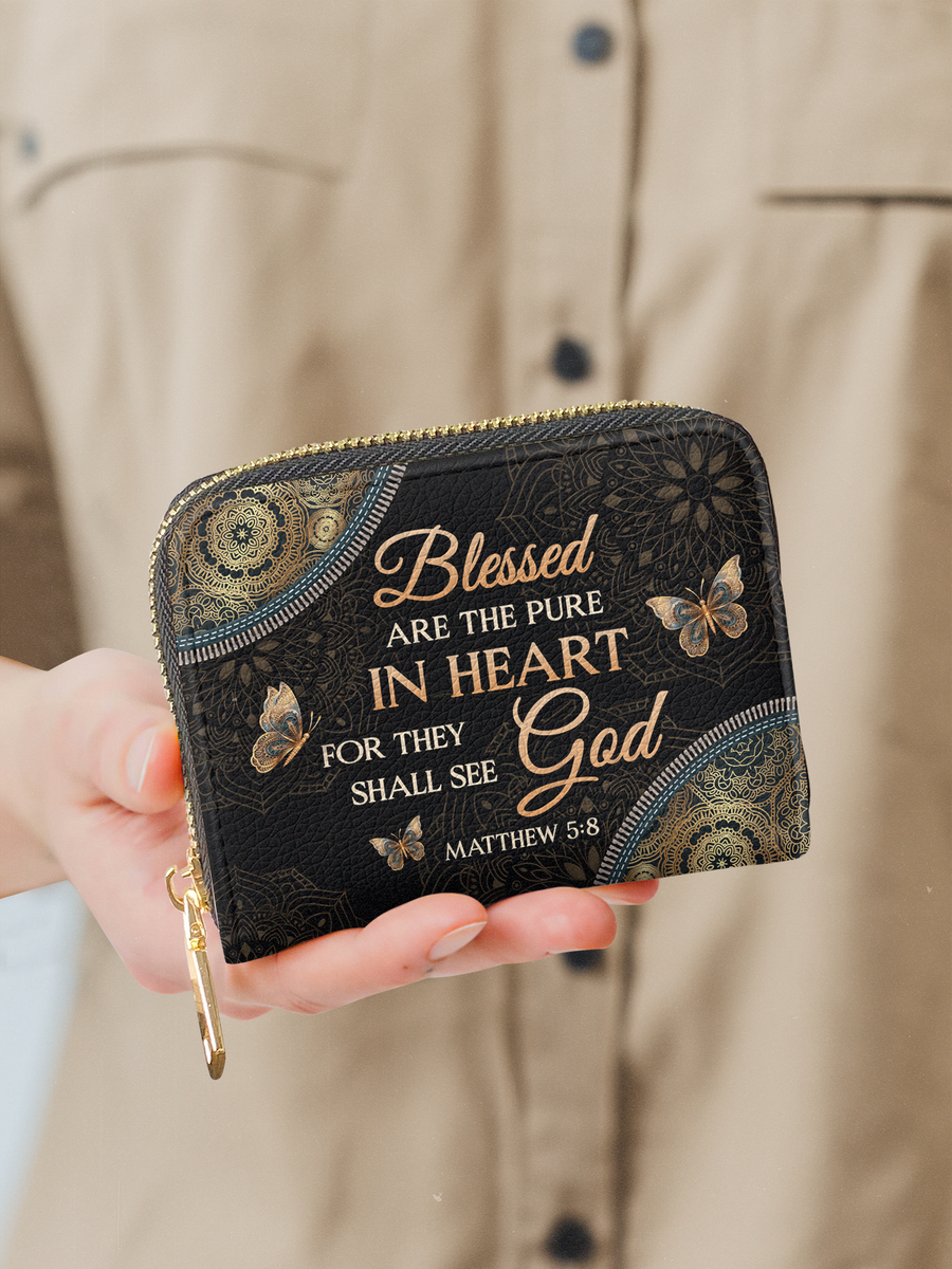 Pure - Matthew 5:8 Mini Wallet