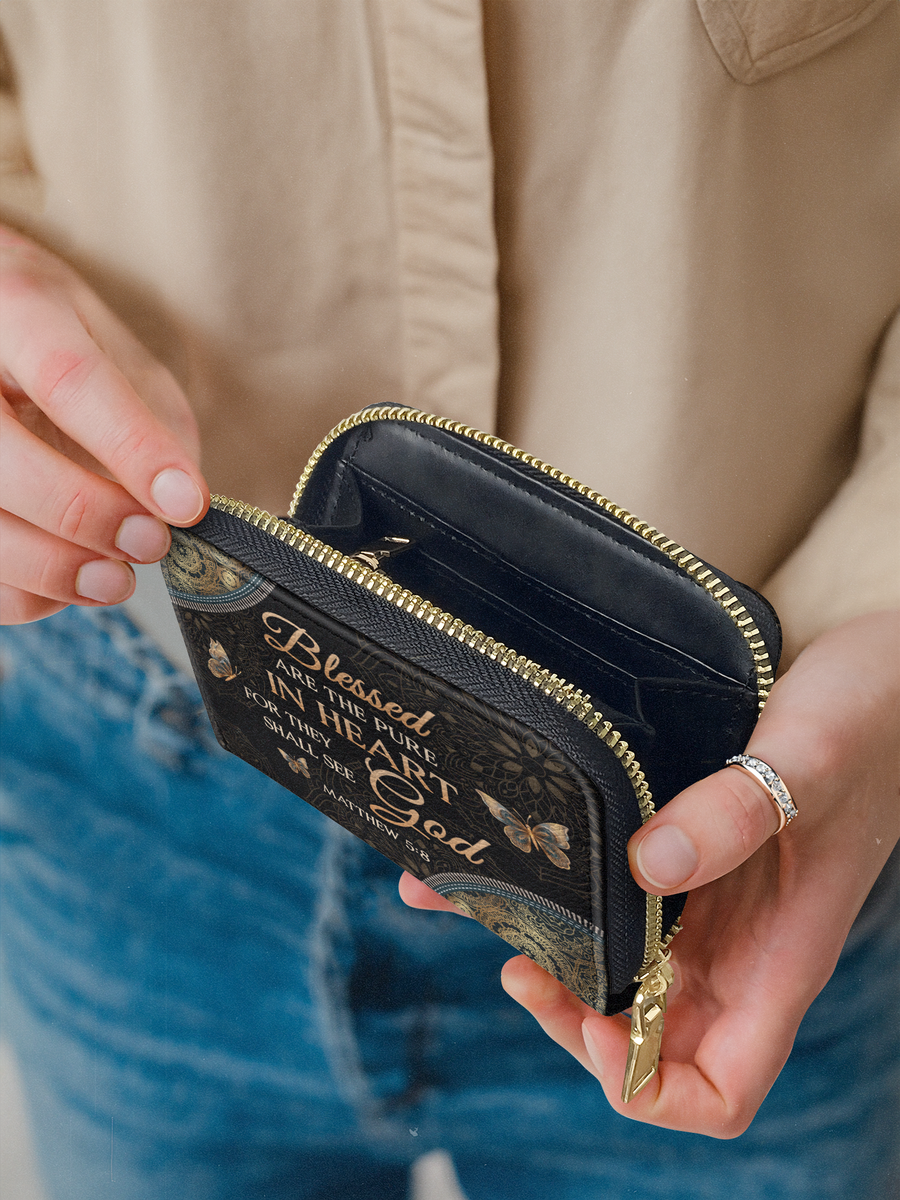 Pure - Matthew 5:8 Mini Wallet