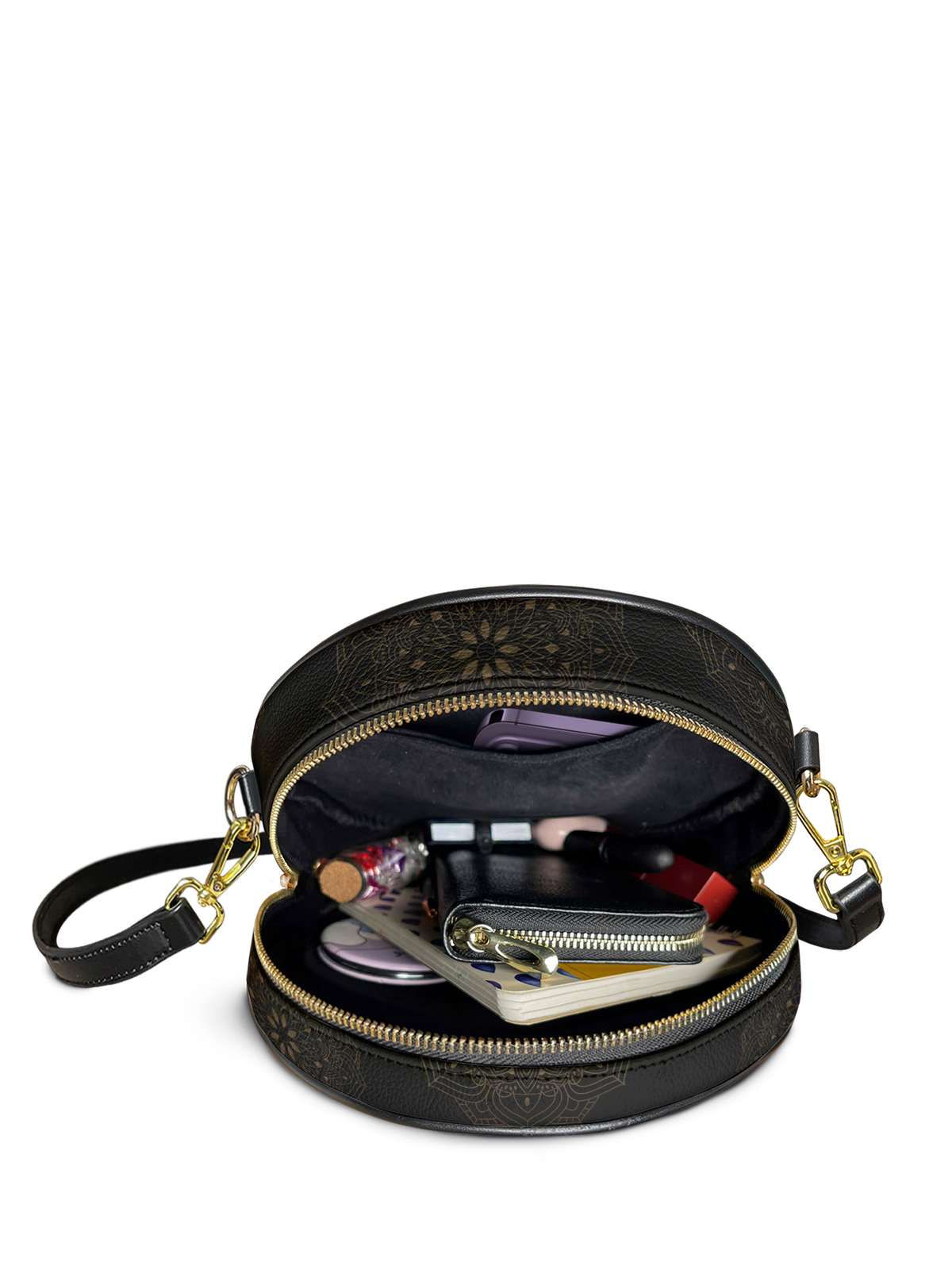 Pure - Matthew 5:8 Circle Crossbody Bag