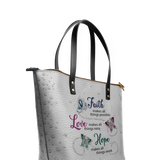 "Virtue" Leather Tote Bag