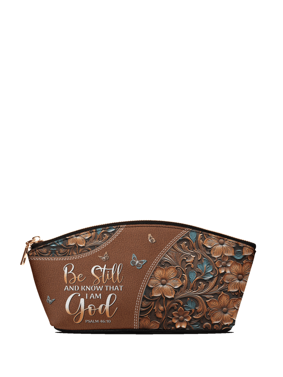 Stillness - Psalm 46:10 Eclipse Makeup Bag