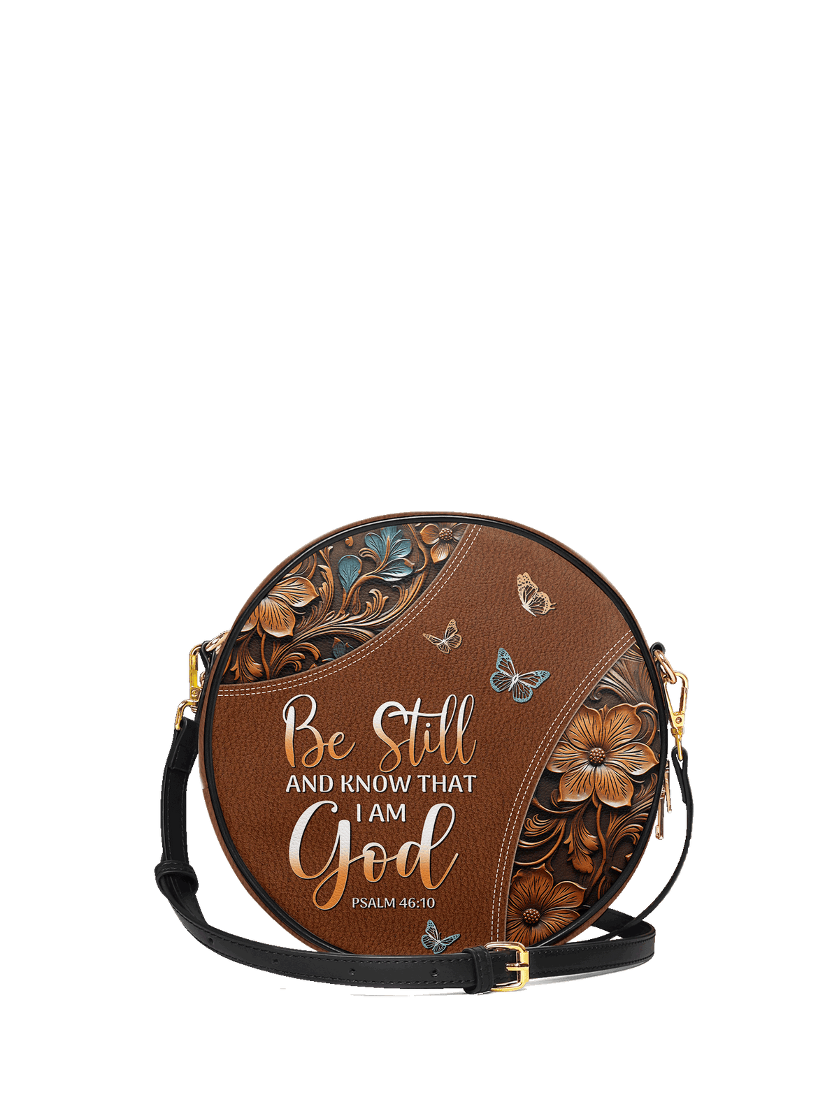 Stillness - Psalm 46:10 Circle Crossbody Bag Deal