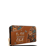 Stillness - Psalm 46:10 Leather Wallet Deal