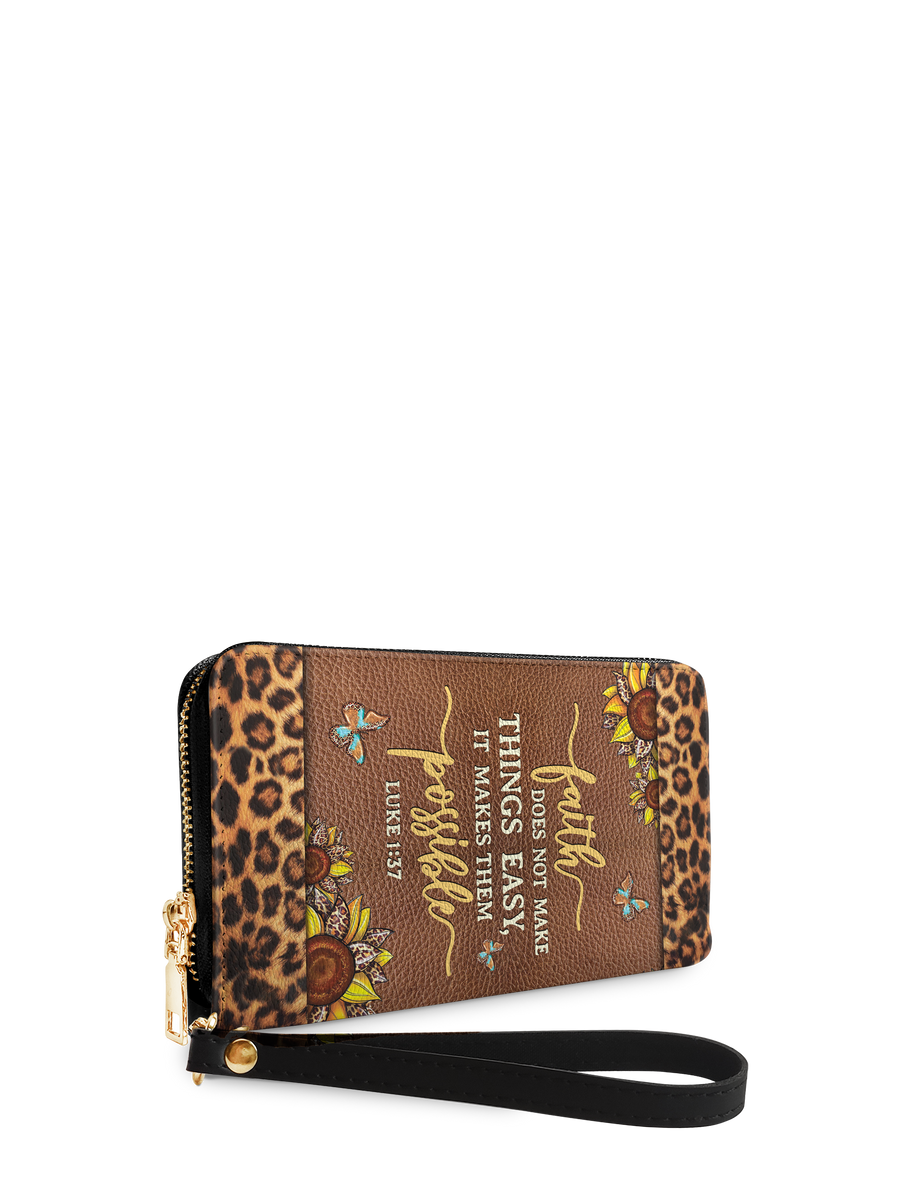 Possible - Luke 1:37 Leather Wallet Deal