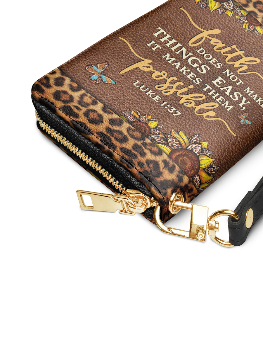 Possible - Luke 1:37 Leather Wallet Deal