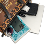 "Possible" - Luke 1:37 Leather Tote Bag