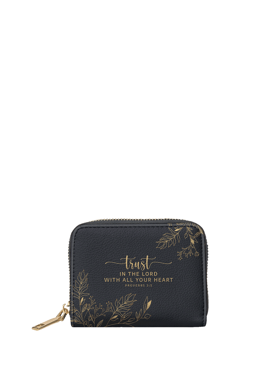 Trust - Proverbs 3:5 Mini Wallet