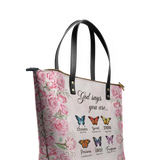 "Flutter" Leather Tote Bag