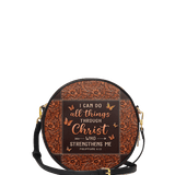 I Can Do All Things Through Chirst Circle Crossbody Bag Deal