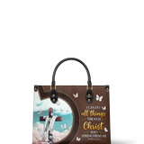 "Rise" - Philippians 4:13 Leather Handbag Deal
