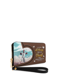 Rise - Philippians 4:13 Leather Wallet Deal