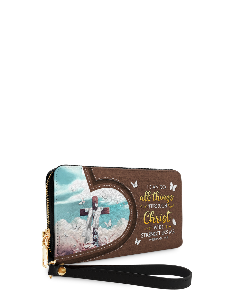 Rise - Philippians 4:13 Leather Wallet Deal
