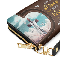 Rise - Philippians 4:13 Leather Wallet Deal