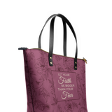 "Flourish" Leather Tote Bag