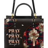 "Pray" Leather Handbag Deal