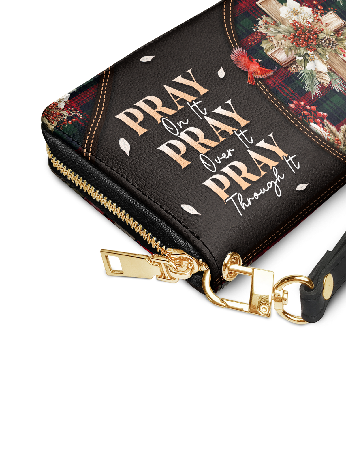 Pray Leather Wallet