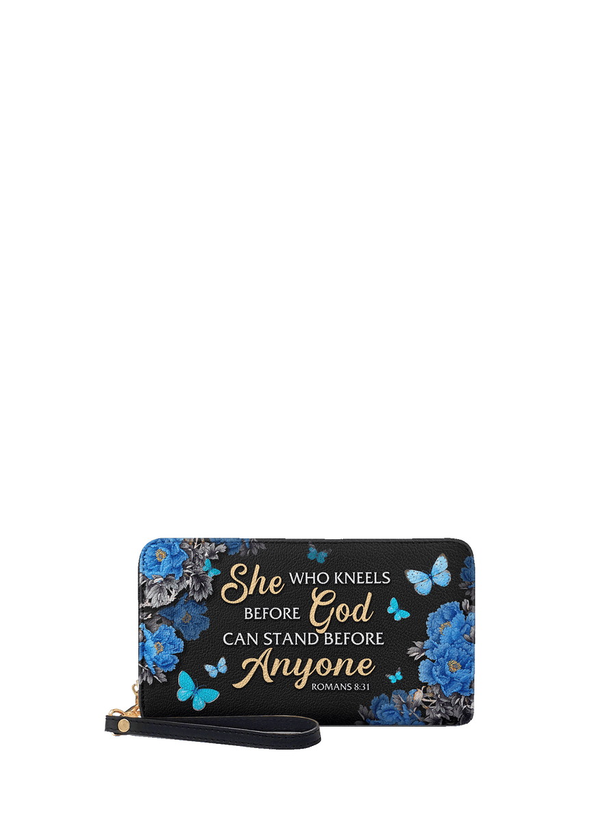 Anchor - Romans 8:31 Leather Wallet Deal