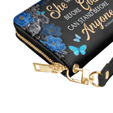 Anchor - Romans 8:31 Leather Wallet Deal