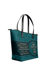 Lighthouse Leather Tote Bag