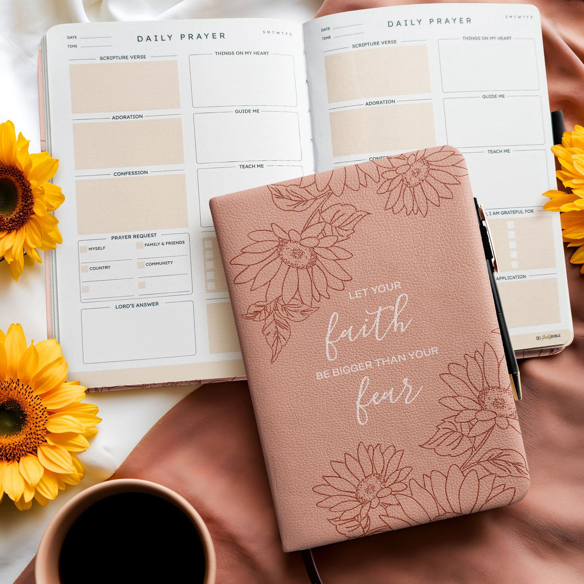 Graceful Leather Prayer Journal