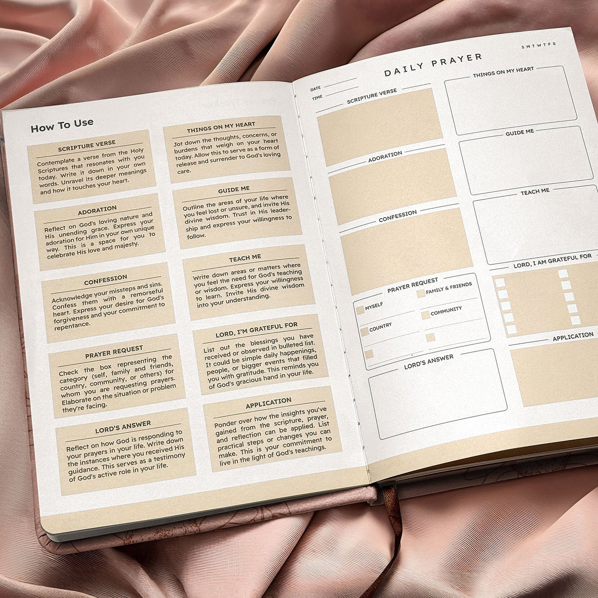 Graceful Leather Prayer Journal